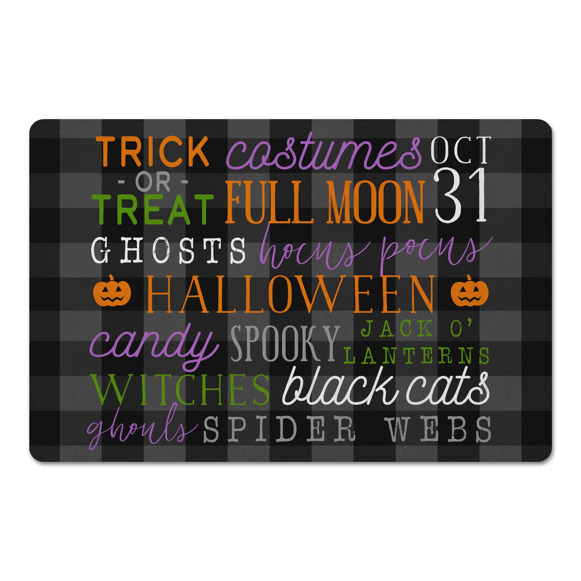 Halloween Things Floor Mat